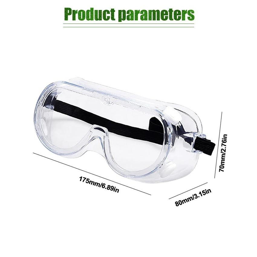 Jual Kacamata Medis Safety Goggle Pelindung Mata, Anti Virus Corona ...