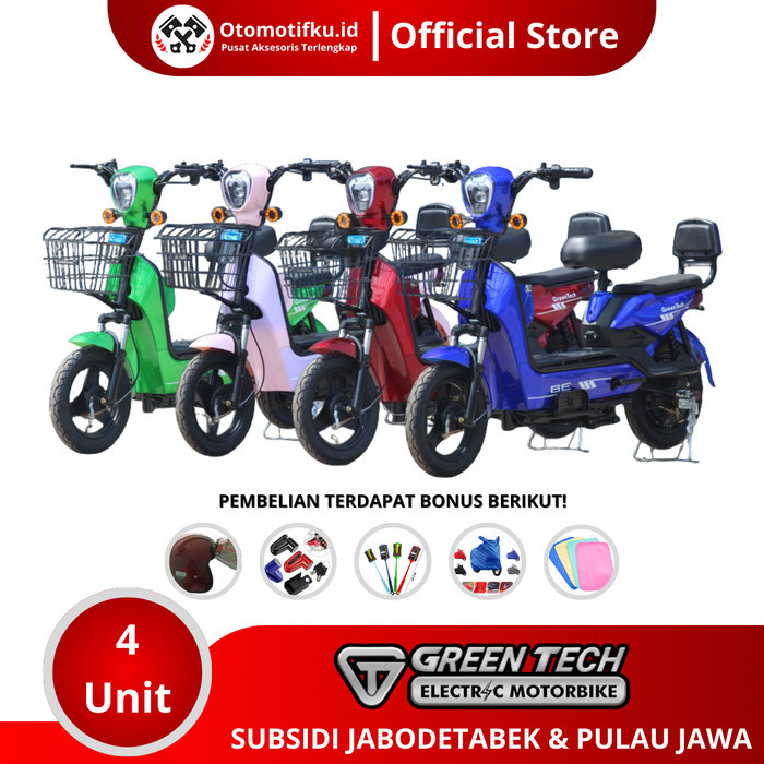 Jual Sepeda Listrik GreenTech GT GE 2 GE2 DF5 Moped Electric Garansi ...