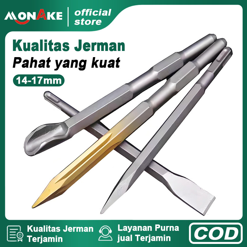 Jual Monake German tools Mata Bor Pahat Beton SDS (COD) Set Pahat Plus ...