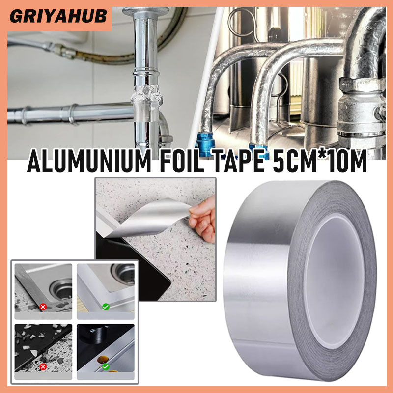 Jual Isolasi Silver Aluminium Waterproof Tahan Panas/Alumunium Foil ...
