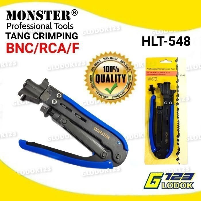 Jual Tang Crimping Tang Compression BNC, F, RG59, RG6, RG11 TYPE HLT548 ...