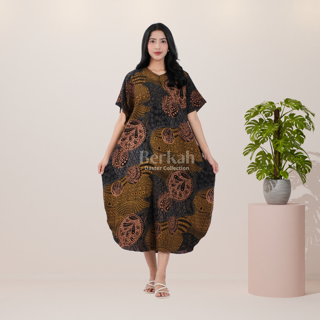 Daster Lowo Batik Rayon Resleting Surya Teja 2