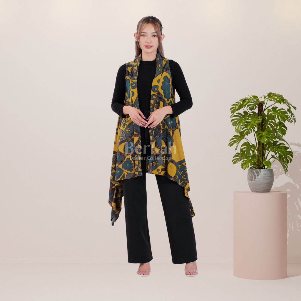 Outer Batik Tanpa Lengan Surya Teja 2