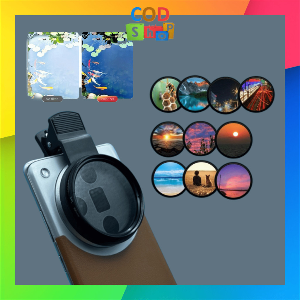 Jual COD - 6688 Lensa Polarisasi / Lensa Tambahan Kamera HP / Phone ...
