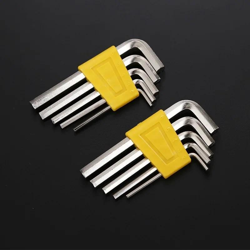 Jual 5 Pcs Allen Wrench Metric Wrench Inch Wrench L Wrenches Size Allen ...