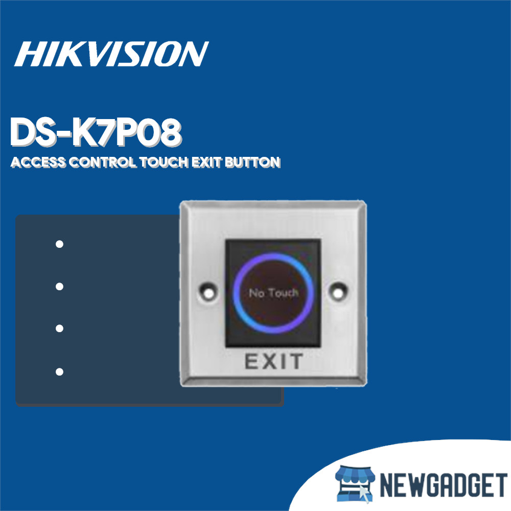 Jual HIKVISION DS-K7P08 ACCESS CONTROL TOUCH EXIT BUTTON | Shopee Indonesia
