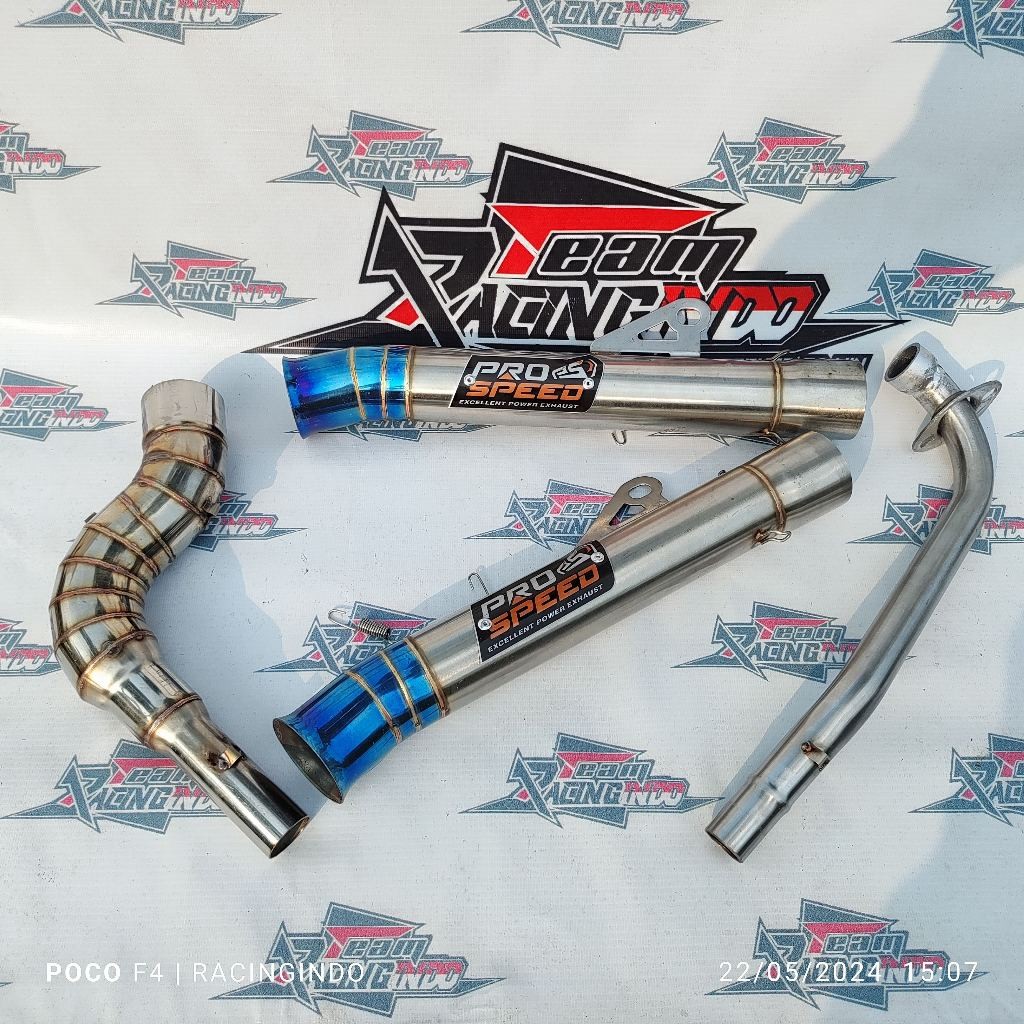 Jual BLUE TIP EXHAUST PRO SPEED PROSPEED SUPER OPEN 51 MM FOR Ex5 Dream ...