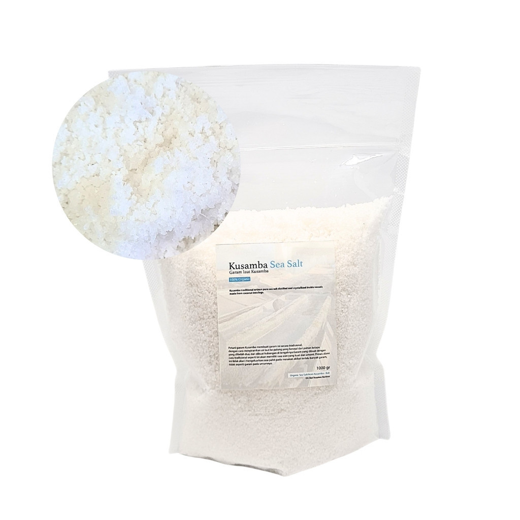 Jual Garam Natural Kusamba 1kg Natural Sea Salt | Shopee Indonesia