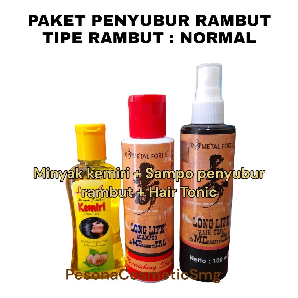 Jual PAKET PENUMBUH PEMANJANG PENYUBUR RAMBUT / LUS AYU KUNING, SAMPO ...
