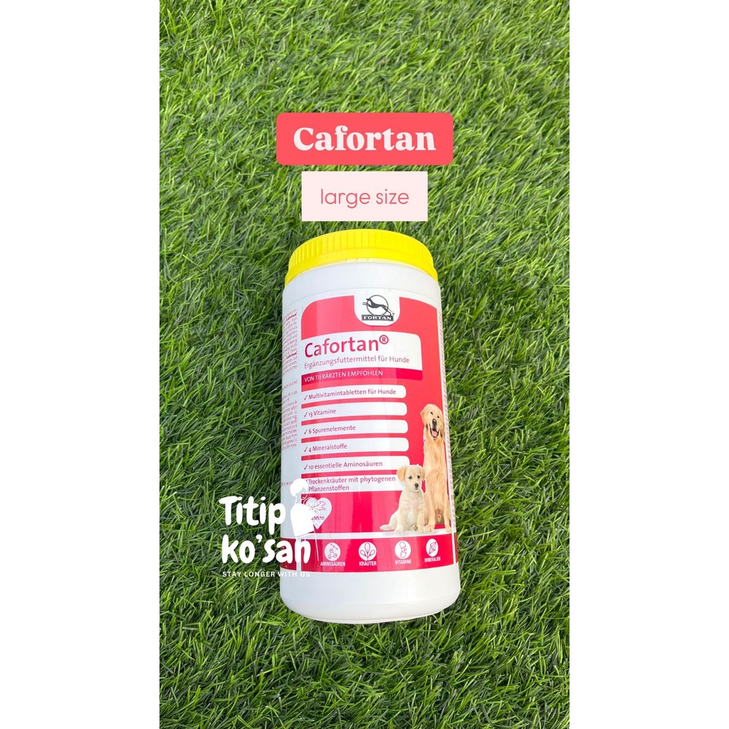 Jual Cafortan multivitamin untuk anjing dan kucing tablet | Shopee ...