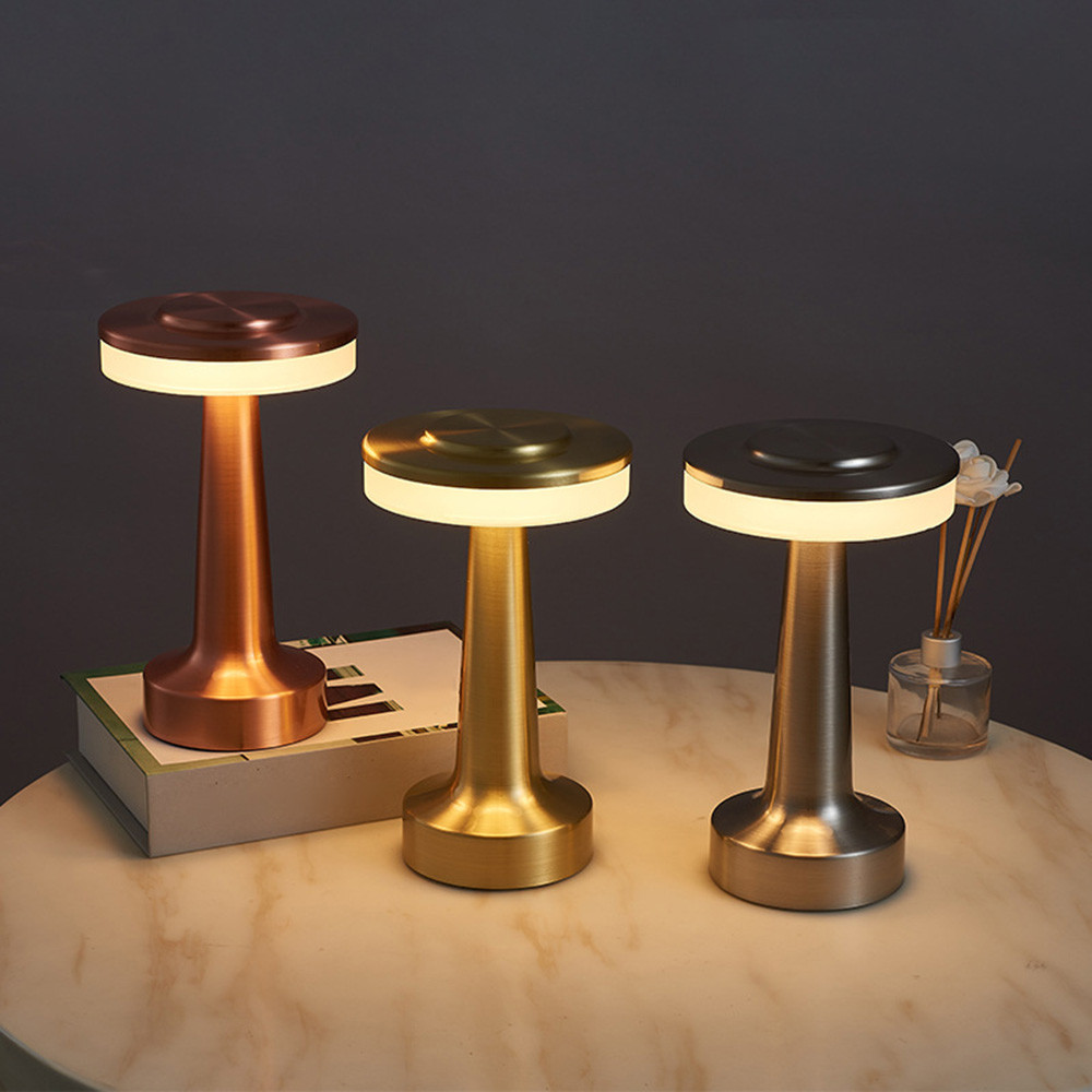 Jual Retro LED Table Lamp USB Rechargeable Creative Dining Hotel Bar ...