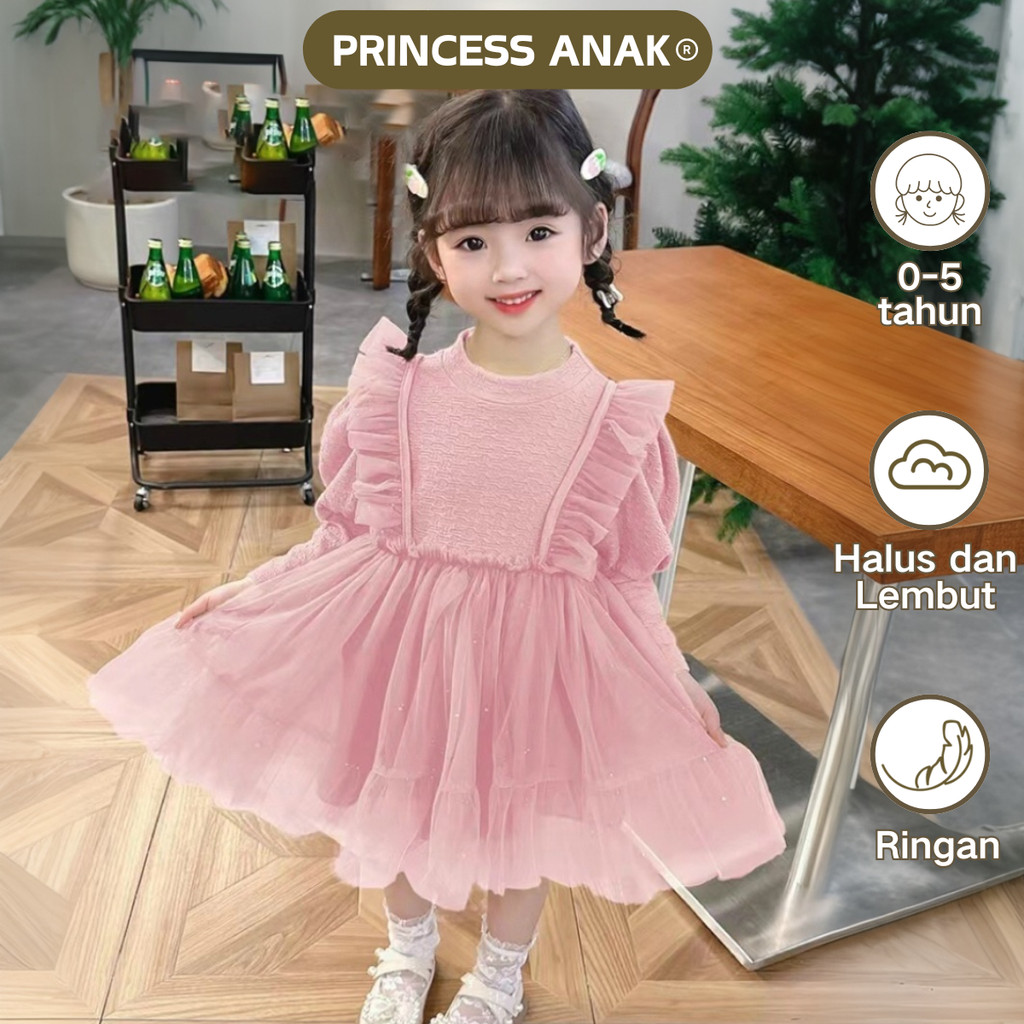 Jual [PRINCESS ANAK] 0-5 Tahun Gaun Tutu Korean Impor girl's dress ...