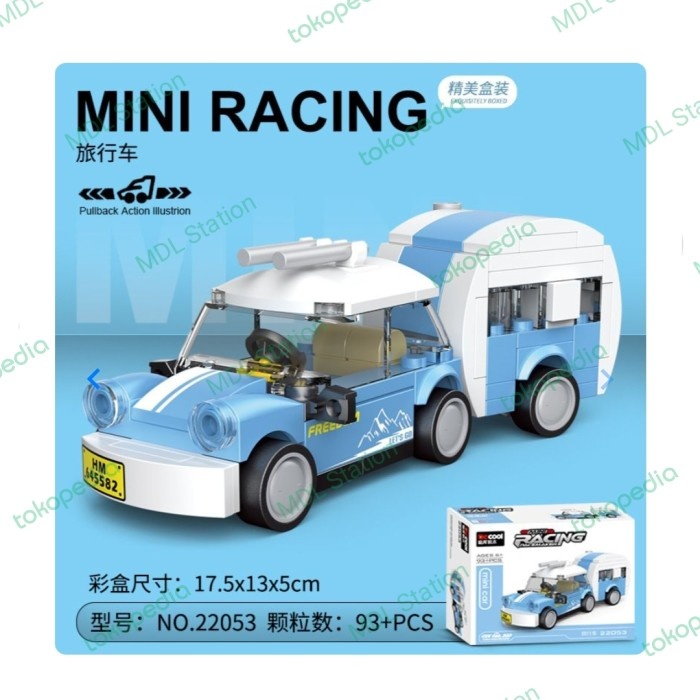 Jual NO99 DeCool Mini Racing Pacemaker - CITY CAR CARAVAN Pullback ...