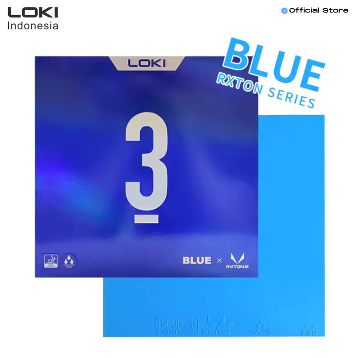 Jual LOKI RXTON III Rubber Pingpong - Table Tennis - blue | Shopee ...