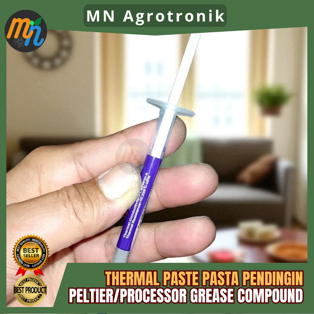 Jual THERMAL PASTE PASTA PENDINGIN PELTIER PROCESSOR GREASE COMPOUND ...