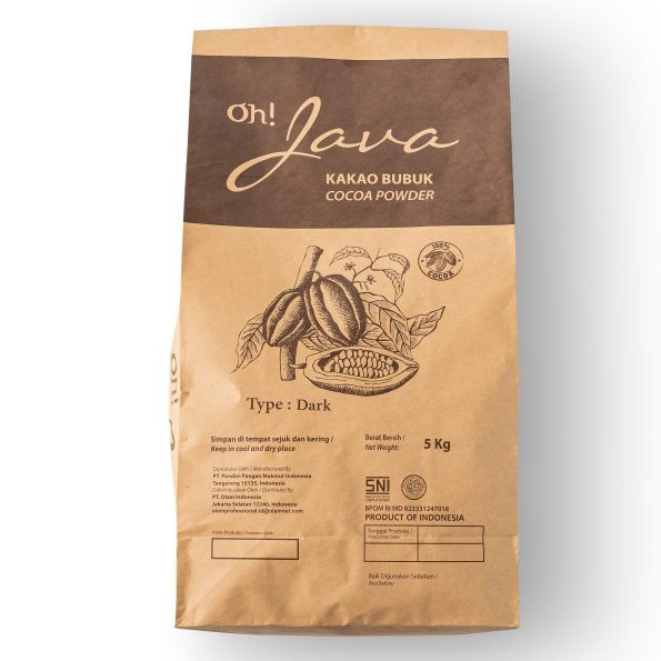 Jual Oh Java Coklat Bubuk Dark 250gr - REPACK | Shopee Indonesia