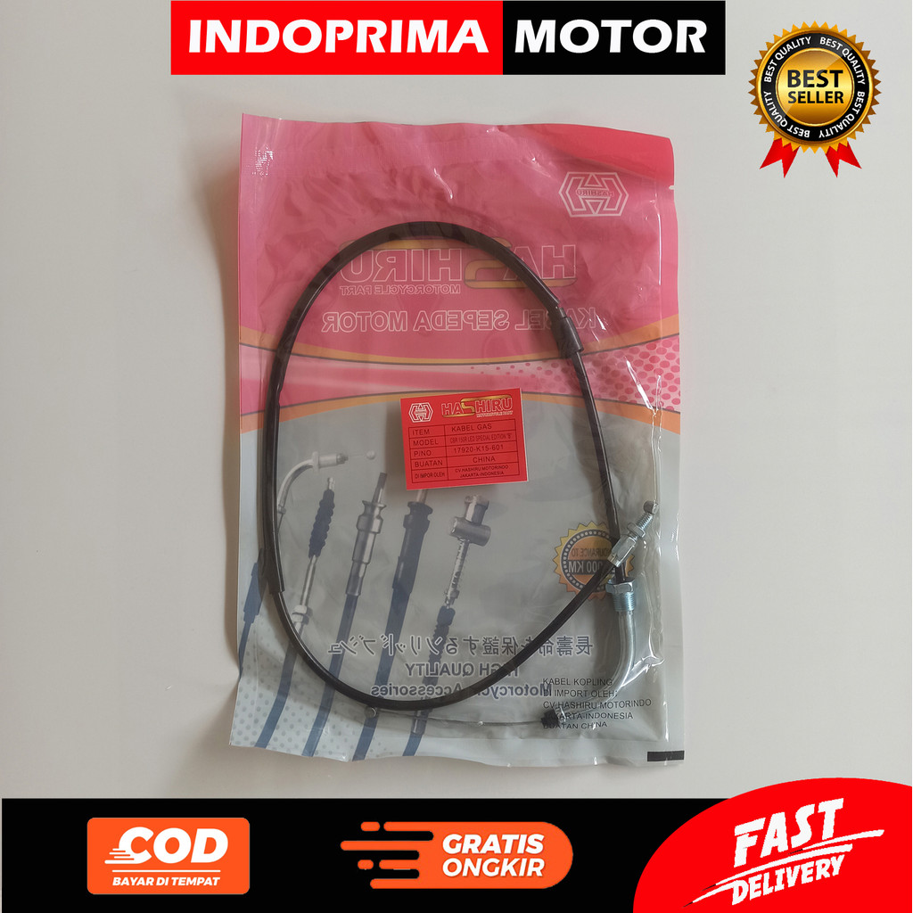 Jual HASHIRU KABEL GAS CBR 150 LED SE BAGIAN B. TALI GAS HONDA CBR150 R ...