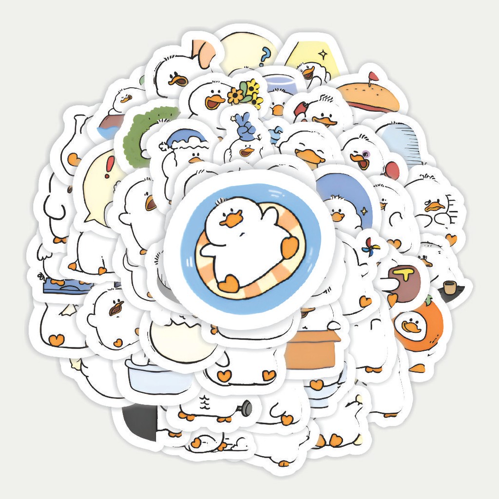 Jual Sticker Pack Stiker Animal Fat Duck [Hewan Bebek Gemuk] | Sticker ...