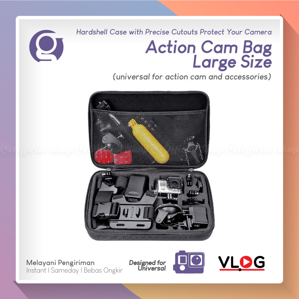 Jual Bag Action Cam Large Size Case Universal Tas Besar Kamera Aksi ...