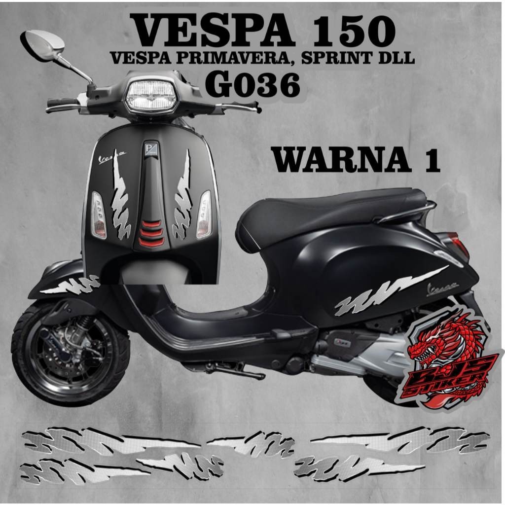 Jual Stiker Striping Vespa Matic 150 cc - setiker stiker sticker lis ...