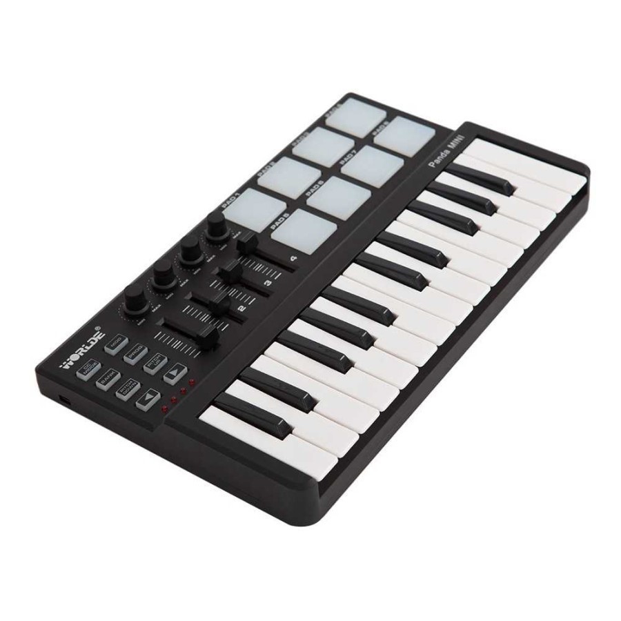 Jual Mini Piano Digital 25 Key + DRUM Pad Midi Controller | Shopee ...
