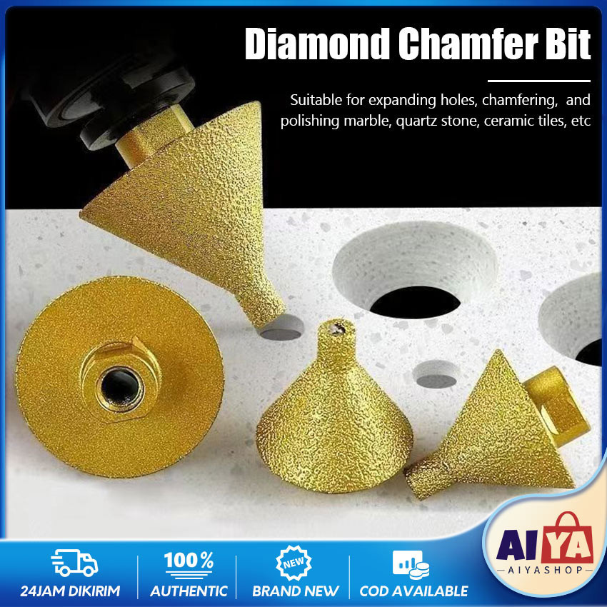 Jual Mata CNC Router Diamond Chamfer Profil Mata Bor Drill Bit Batu ...
