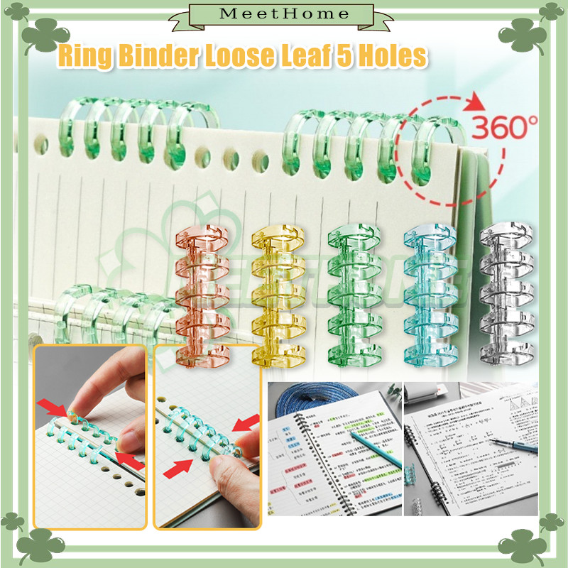 Jual Ring BInder 5 Lubang DIY/Ring Binder Plastik Spiral 5 Lubang/DIY ...