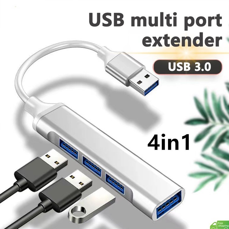 Jual 4in1 USB HUB Converter USB Splitter 4 Ports Docking Station Data ...
