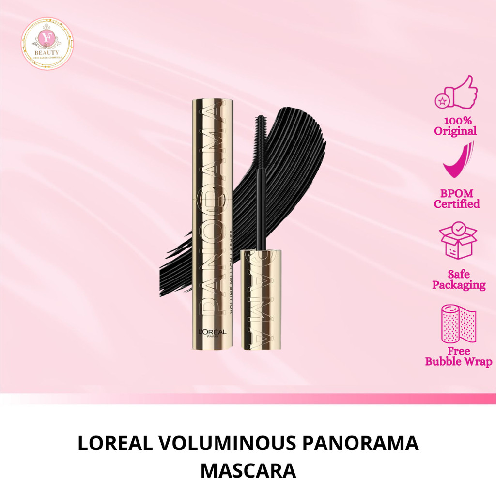 Jual YF BEAUTY L'Oreal Paris Voluminous Panorama Waterproof Mascara ...