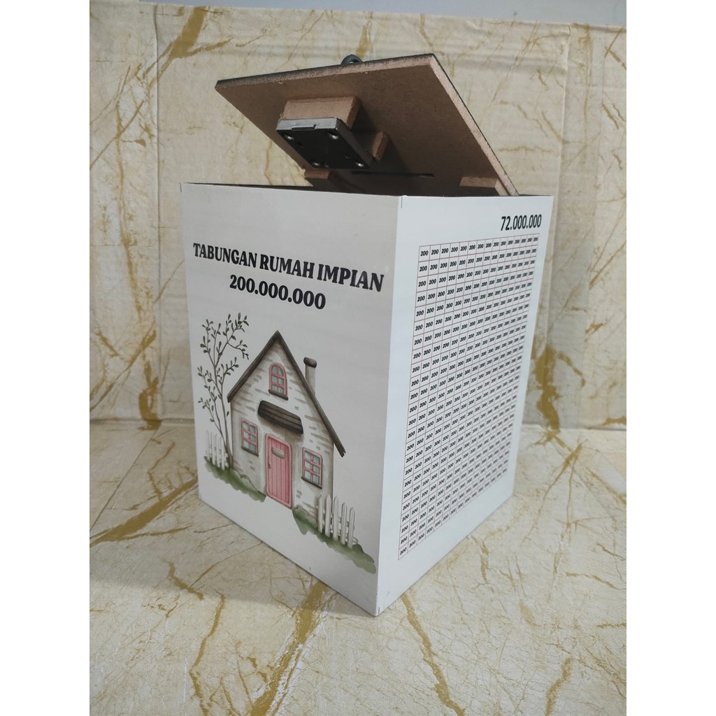Jual Celengan Target Jumbo 200 Juta Tabungan Rumah impian dan Liburan ...