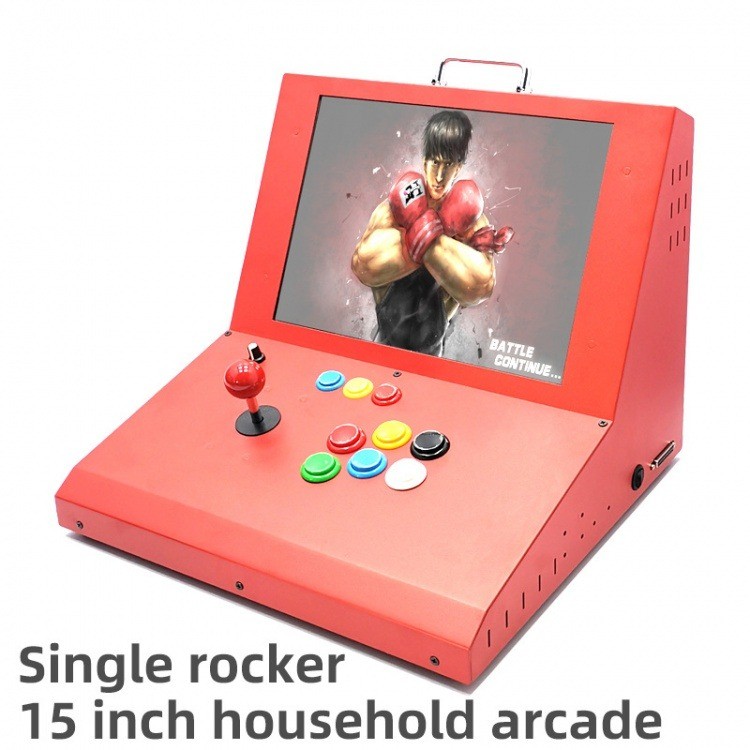 Jual Mini 15 Inch Home Desktop Arcade Rocker Fighting Game Machine with ...