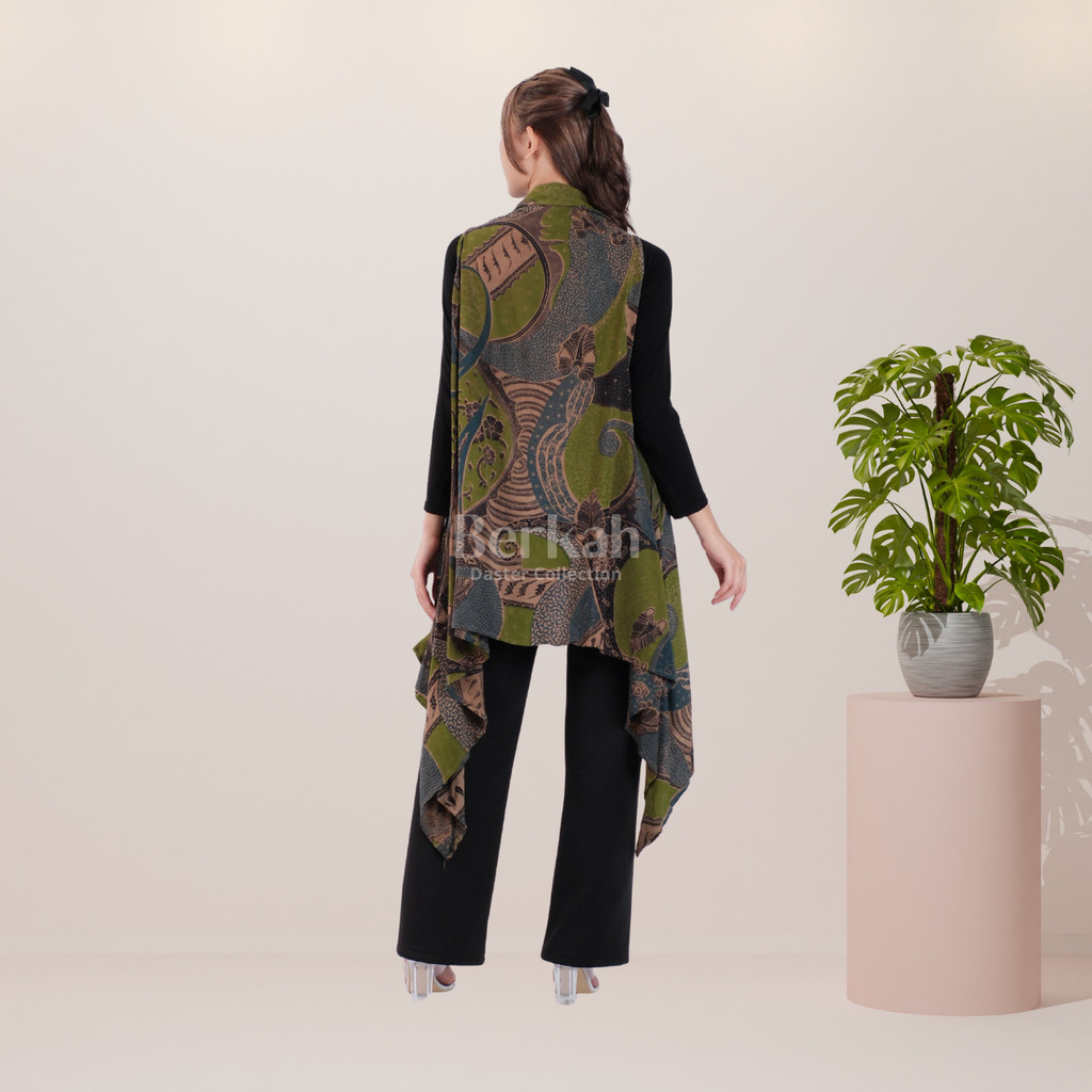 Outer Batik Tanpa Lengan Surya Teja 3