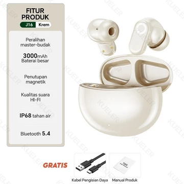 KUELER J16 TWS Bluetooth Earphone With Mic Touch Stereo Handset Bluetooth Headset Bass Hedset