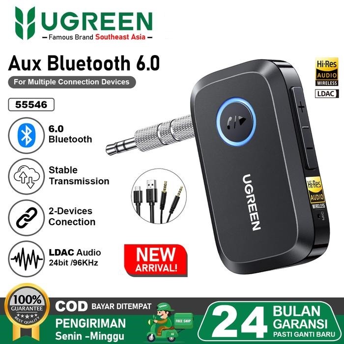 Jual Ugreen Bluetooth 6.0 5.0 2 in 1 Receiver Transmitter - Ugreen ...