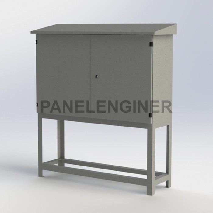 Jual BOX PANEL CUSTOM 100x60x30 topi plat 1,2mm powder coating box ...