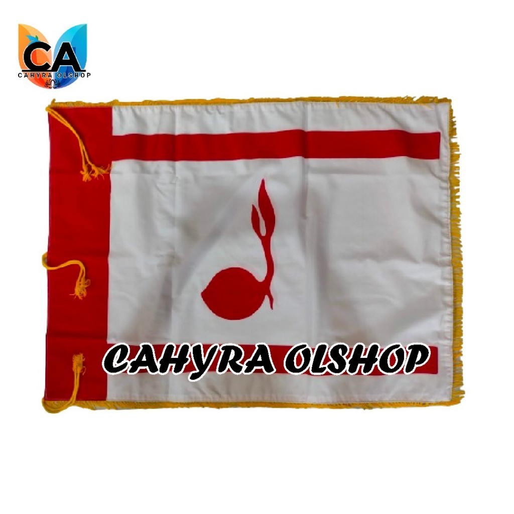Jual PROMO Bendera Pramuka tunas kelapa 2 sisi ukuran 110 x 80 cm ...