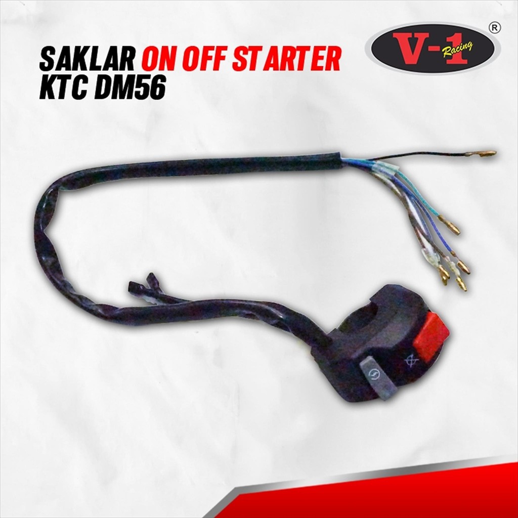 Jual V-1 Racing Saklar Switch ON OFF + Starter KTC DM56 | Shopee Indonesia