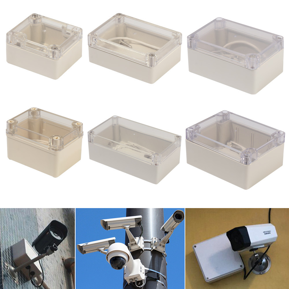Jual Waterproof Plastic Junction Box Transparent Cover Enclosure ...
