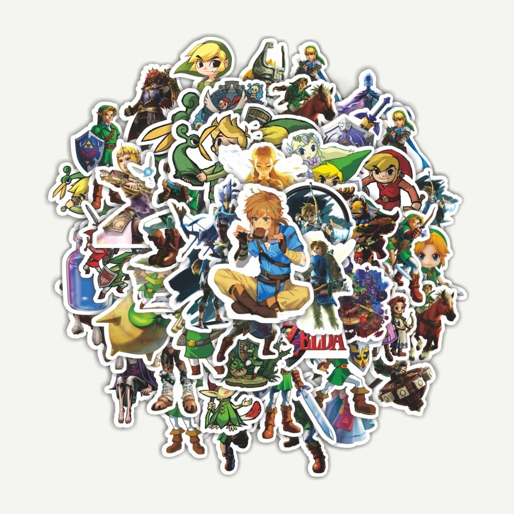 Jual Sticker Pack Stiker Kartun The Legend of Zelda [Legenda Zelda ...