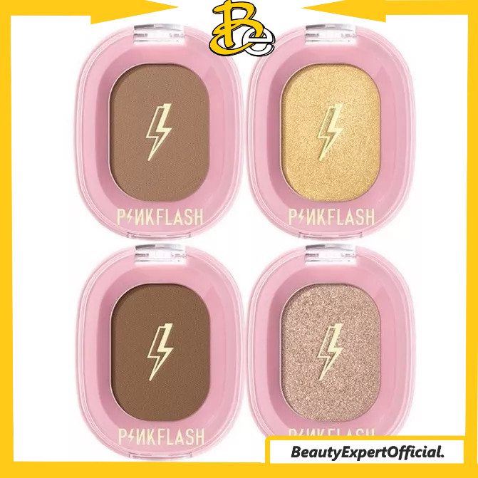 Jual PINKFLASH PF F02 Highlighter Soft Pigment Face Contour - Colours 4 ...