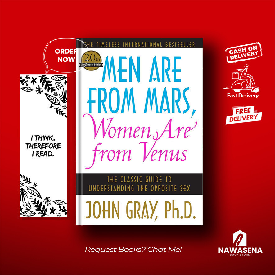 Jual Men Are from Mars, Women Are from Venus by John Gray (English ...