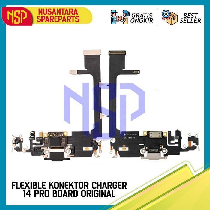 Jual FLEXIBLE KONEKTOR CHARGER BOARD - MIC - IC IP 11 PRO ORIGINAL ...