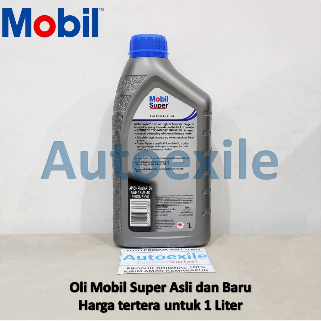 Jual Oli Asli Mobil Super 15W-40 Friction Fighter API SP PLUS / SN ...