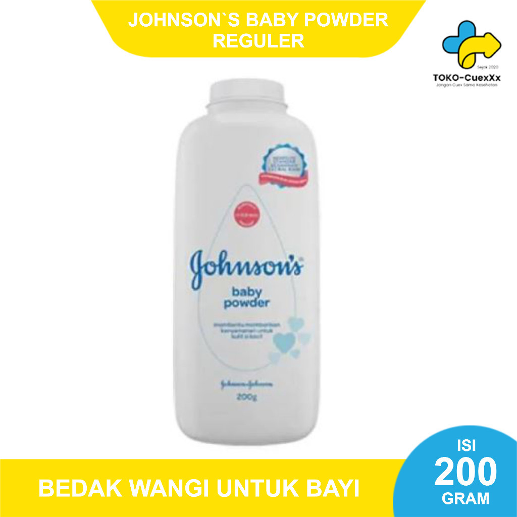 Jual JOHNSONS BABY POWDER REGULER 200GR | Shopee Indonesia