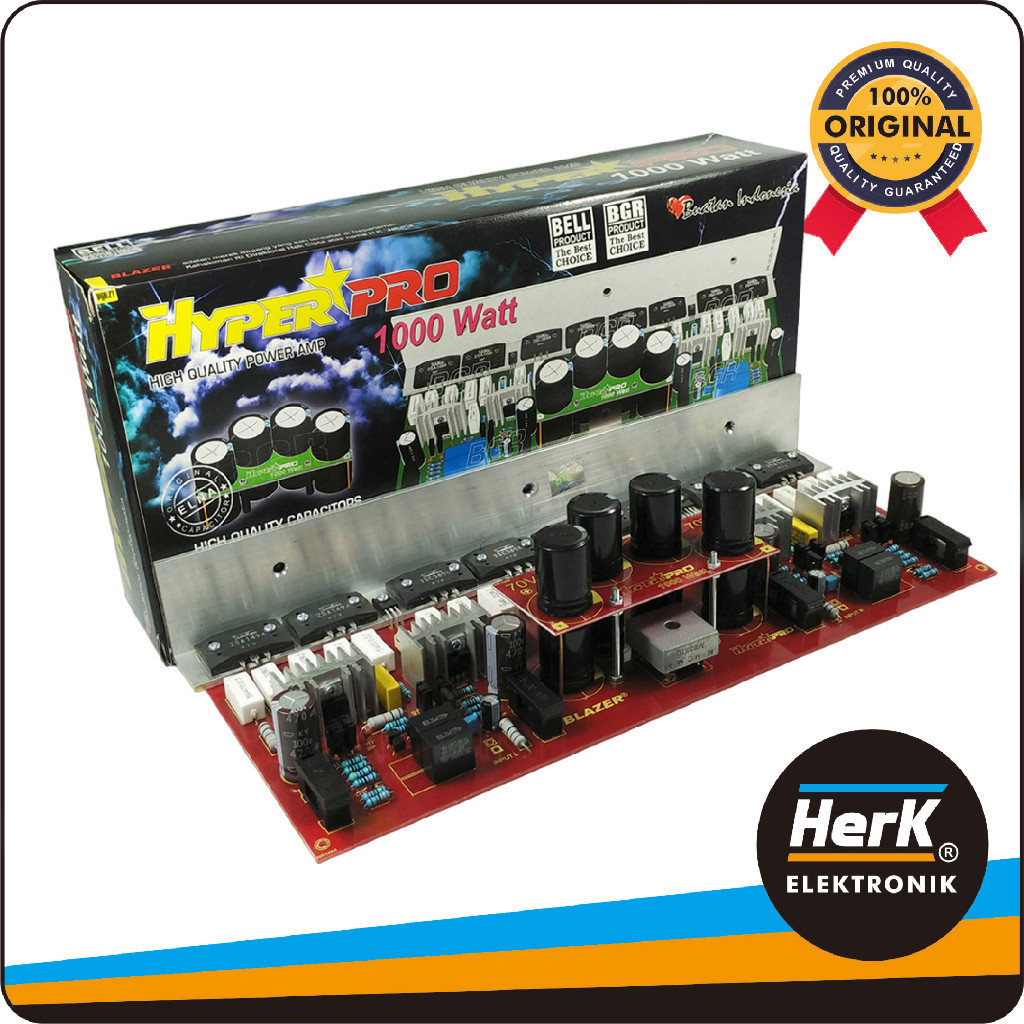 Jual Kit Blazer Hyper Pro 1000W Stereo Power Amplifier Bell Bgr
