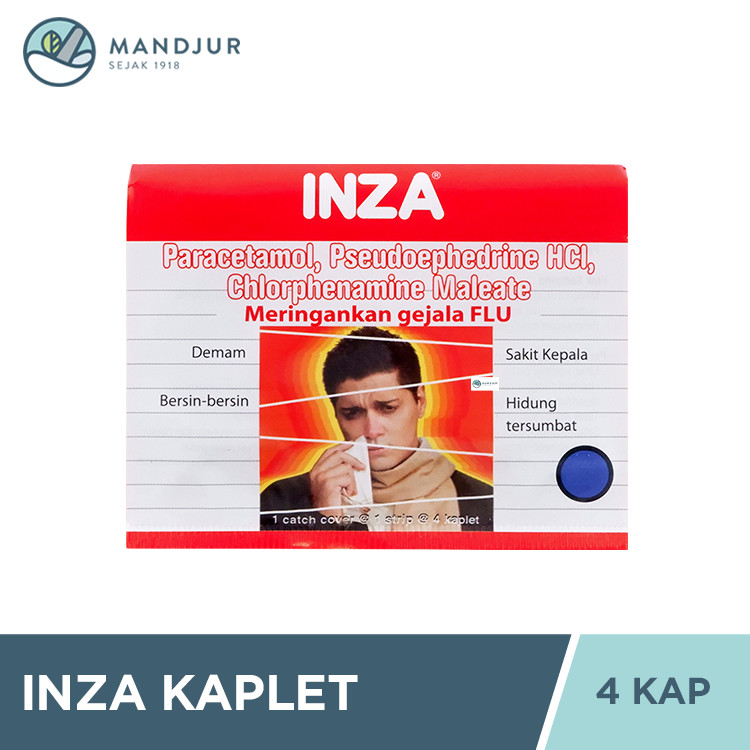Jual INZA 1 CATCH COVER @ 1 STRIP @ 4 KAPLET | Shopee Indonesia