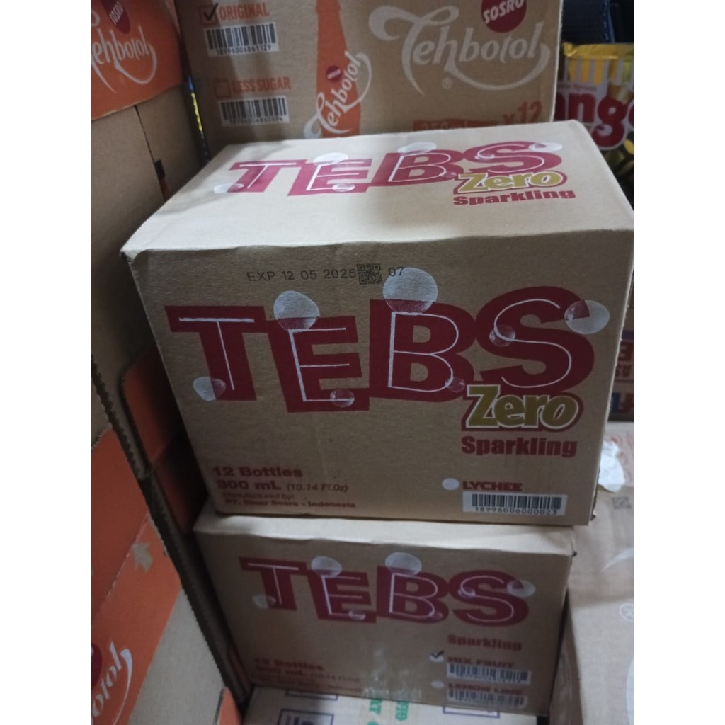Jual TEBS SPARKLING / MINUMAN SODA TEBS 300Ml 1 DUS | Shopee Indonesia