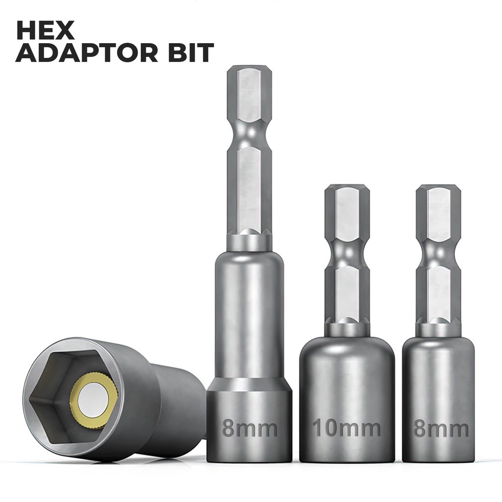 Jual Mata Bor Roofing Magnet Hex Adaptor Bit- 6607 | Shopee Indonesia