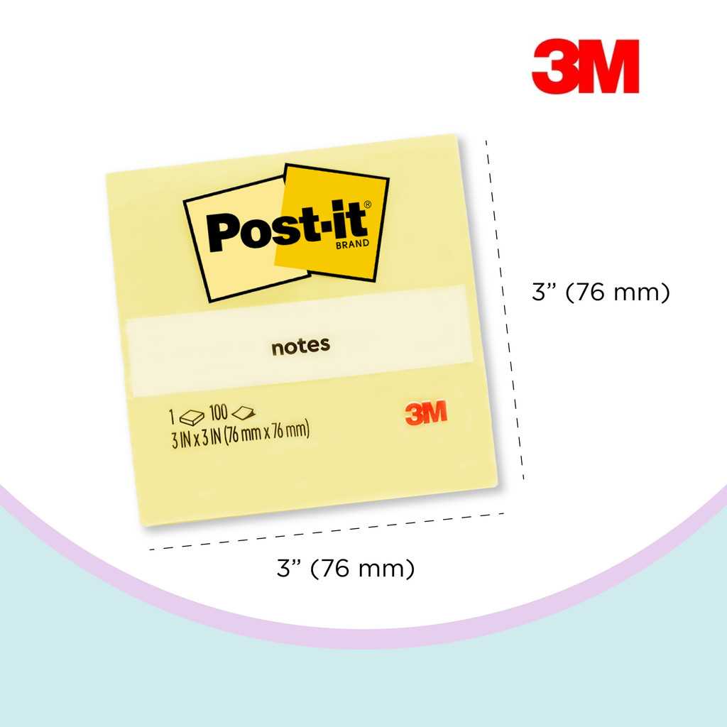 Jual 3M Post It Sticky Notes Miami- 3 Pads/Pack- 3X3 | Shopee Indonesia
