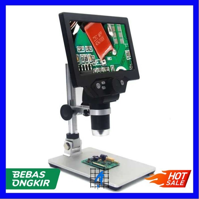 Jual Mikroskop Digital Microscope 12MP 1200X 3000mAh | Shopee Indonesia